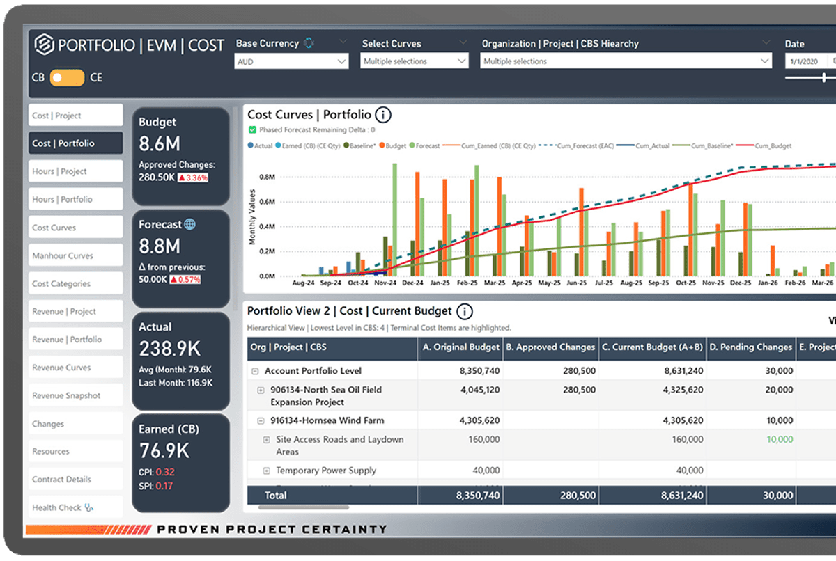 Project_Controls_Cost_Curves product screens shot